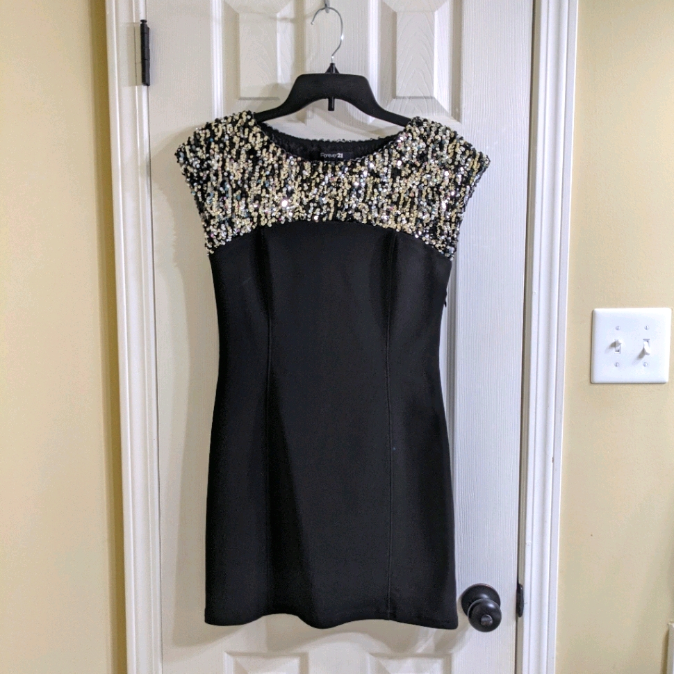 Lbd, With Sequins Top